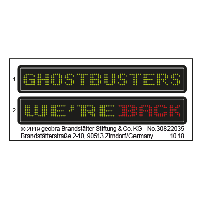 30822035_sparepart/Etikett 70170 "Ghostbusters(TM) Ecto-1A"